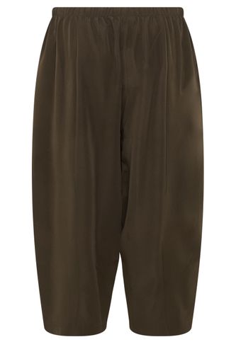 Pantalon Coupe Barrel Marron Chocolat Size Regular > 62-64 - Yours - Modalova