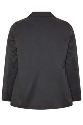 Blazer Noir À Boutonnage Simple Size 40 - Yours - Modalova