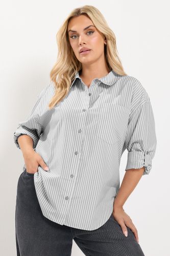 Chemise Grise À Rayures Size 42 - Yours - Modalova