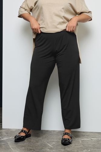 Pantalon En Jersey Noir Coupe Droite Size Regular > 52 - Yours - Modalova