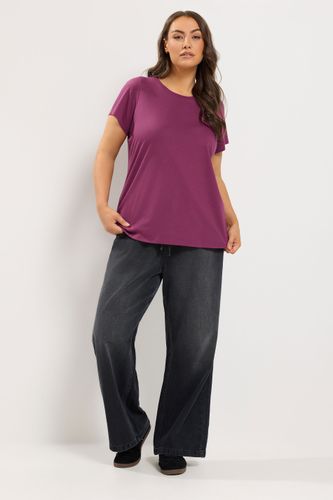 Yours Tshirt Basique Violet Size 42 - Yours - Modalova