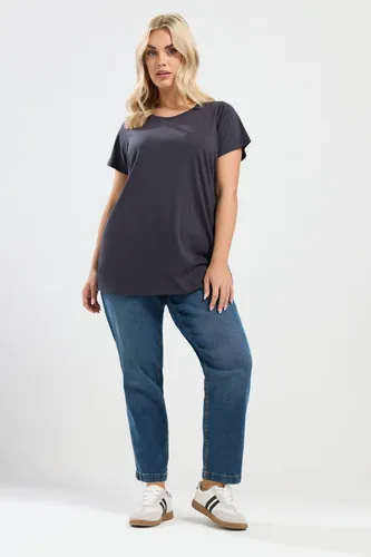 Tshirt Basique Gris Foncé Size 54-56 - Yours - Modalova