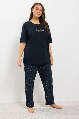 Tshirt De Pyjama Bleu Marine « Sleep Studio » En Coton Size 62-64 - Yours - Modalova