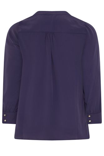 Blouse Violette À Demipatte De Boutonnage Size 46 - Yours - Modalova