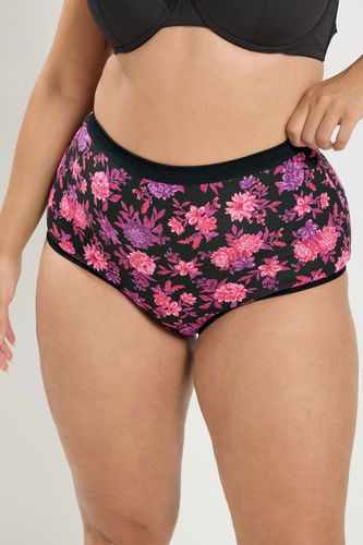 Et Lot De 5 Culottes Couvrantes Violet/Imprimé Floralsize 46-48 - Yours - Modalova
