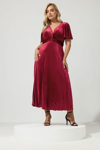 Robe Cachecœur Liedevin En Velours Size 54-56 - Yours London - Modalova