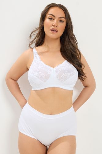 Soutiengorge Emboîtant Sans Armatures Ni Rembourrage Blanc En Dentelle Size 105B - Yours - Modalova