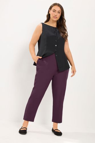 Pantalon Rouge À Pinces À La Taille Size Short > 46 - Yours - Modalova