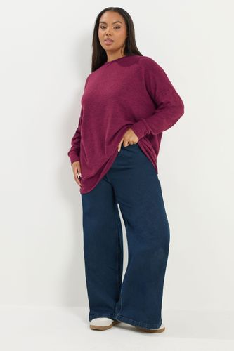 Yours Pull Doux Rose Foncé Size 44 - Yours - Modalova