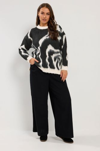 Pull Noir À Motif Tourbillon Monochrome Size 38-40 - Yours - Modalova