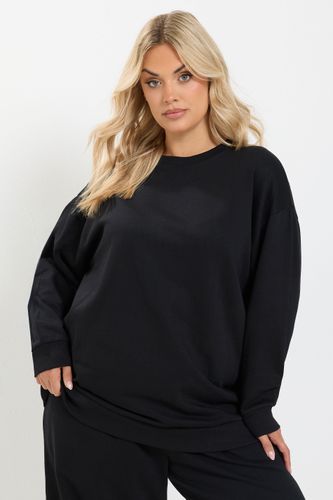 Plus Size Sweatshirt & Barrel Jogger Set Size 58-60 - Yours - Modalova