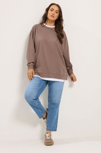 Sweatshirt 2 En 1 Marron Size 38 - Yours - Modalova