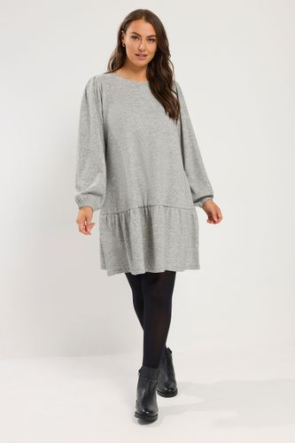 Robe Gris Clair À Taille Basse Size 42 - Yours - Modalova