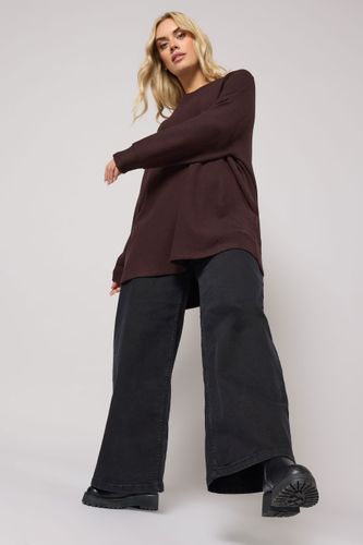 Yours Pull Doux Chocolat Size 46 - Yours - Modalova