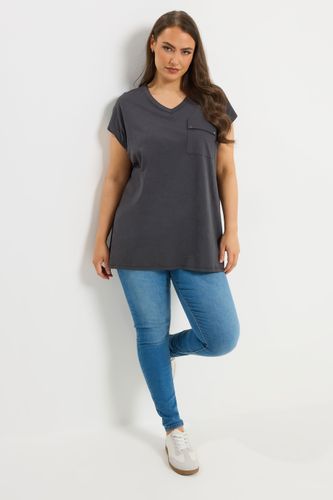 Tshirt À Poche Gris Anthracite Size 42 - Yours - Modalova