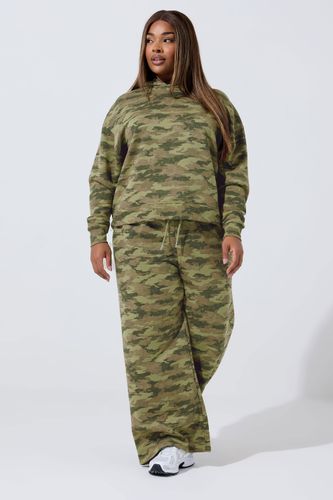 Sweat À Capuche À Imprimé Camouflage Vert Kaki Size 50-52 - Limited Collection - Modalova
