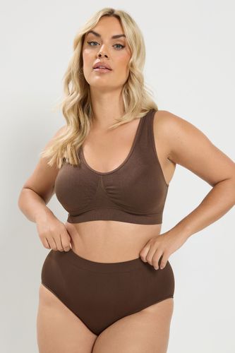 Et Lot De 2 Brassières Rembourrées Sans Coutures Noir/Marronsize 54-56 - Yours - Modalova