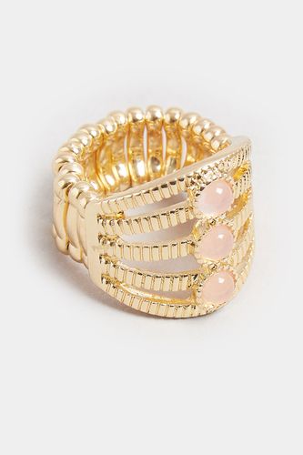 Bague Extensible Dorée Imposantesize One Size - Yours - Modalova