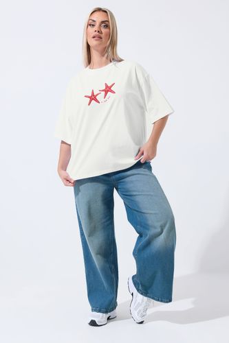 Tshirt Blanc « A La Mer » Motif Étoile De Mer Size 44 - Limited Collection - Modalova