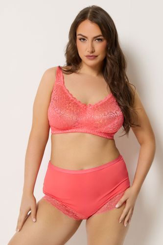 Soutiengorge Emboîtant Sans Armatures Ni Rembourrage Rose En Dentelle Ultrabrillante Size 105C - Yours - Modalova