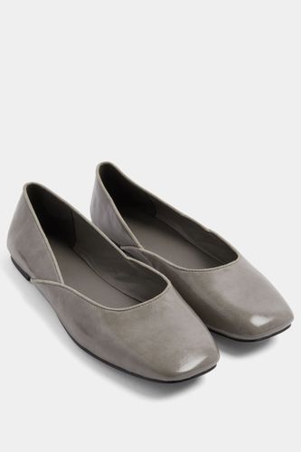 Ballerines Grises À Bouts Carrés, Coupe Large Esize 41EEE - Yours - Modalova