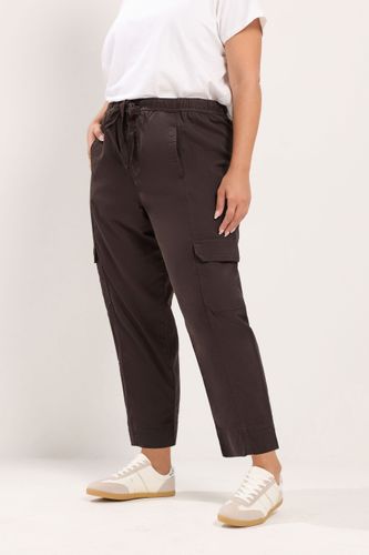 Pantalon Fuselé En Sergé Marron Chocolat Size 42 - Yours - Modalova