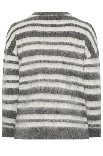 Pull Gris En Maille Brossée À Carreaux Size 50-52 - Yours - Modalova
