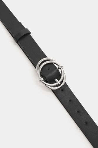 Ceinture Ornée Noire À Double Anneausize 42-44 - Yours - Modalova