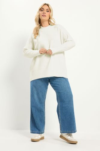 Pull À Col Roulé Crème Size 38-40 - Yours - Modalova