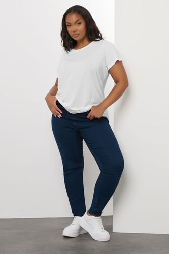 Tshirt Blanc Manches Courtes En Jersey Size 50-52 - Yours - Modalova
