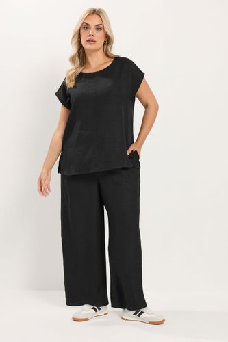 Top Noir À Coutures Apparentes Size 48 - Yours - Modalova