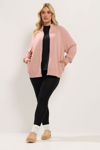 Sweatshirt Col Cheminée Rose Size 50-52 - Yours - Modalova