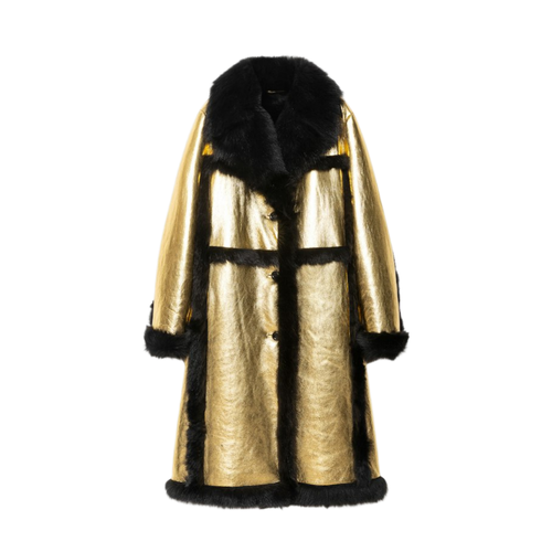 Manteau Lunar Cuir Shearling - Zadig & Voltaire - Modalova
