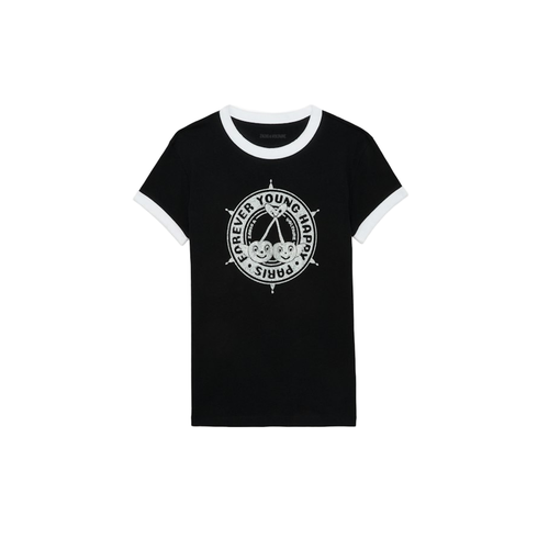 T-shirt Walk Blason Strass - Zadig & Voltaire - Modalova