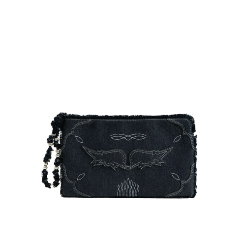 Pochette Angel Denim Western - Zadig & Voltaire - Modalova