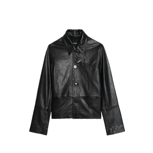 Blouson Lessa Cuir - Zadig & Voltaire - Modalova