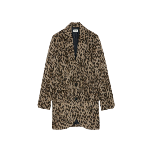 Manteau Violet Léopard - Zadig & Voltaire - Modalova
