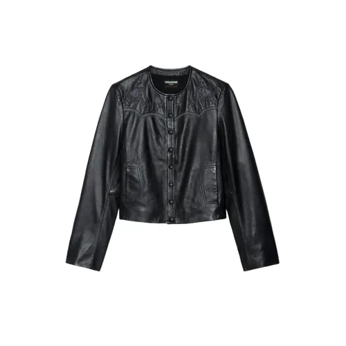 Veste Luxi Cuir - Zadig & Voltaire - Modalova