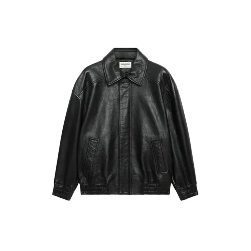 Blouson Loriand Cuir - Zadig & Voltaire - Modalova