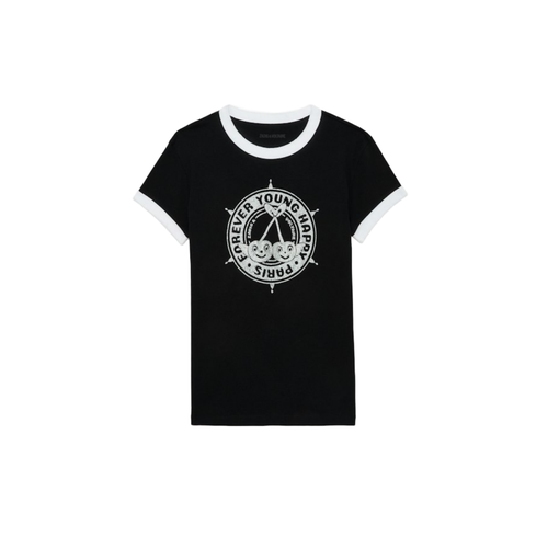 T-shirt Walk Blason Strass - Zadig & Voltaire - Modalova