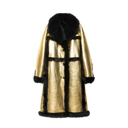 Manteau Lunar Cuir Shearling - Zadig & Voltaire - Modalova