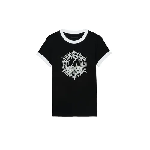 T-shirt Walk Blason Strass - Zadig & Voltaire - Modalova