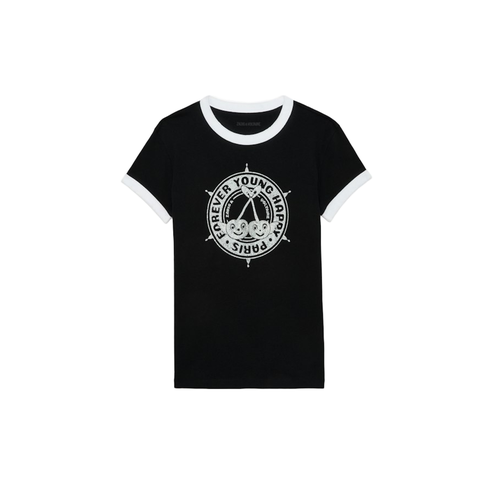 T-shirt Walk Blason Strass - Zadig & Voltaire - Modalova