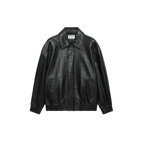 Blouson Loriand Cuir - Zadig & Voltaire - Modalova