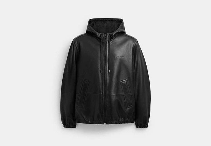 Veste de sport en cuir réversible - COACH - Modalova