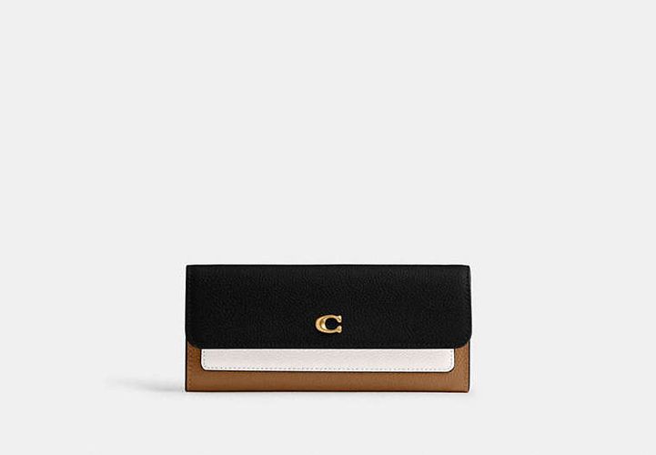 Long Portefeuille à Rabat Mila Color Block - COACH - Modalova