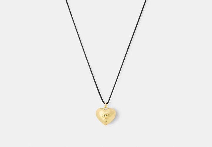 Collier corde à pendentif caur exclusif - COACH - Modalova
