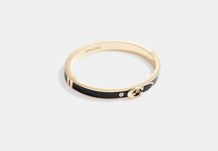 Bracelet Jonc Mince à Boucle Signature - COACH - Modalova
