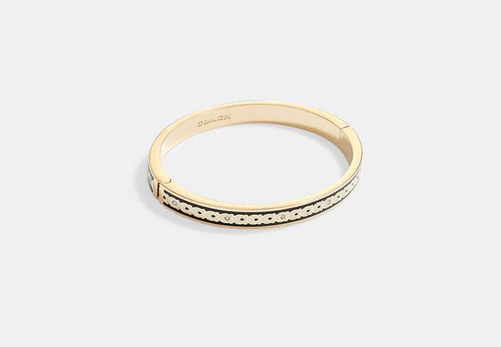 Bracelet Jonc En émail Signature 6 Mm - COACH - Modalova