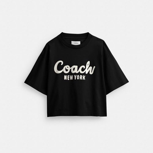 T Shirt Court Signature Cursive - COACH - Modalova